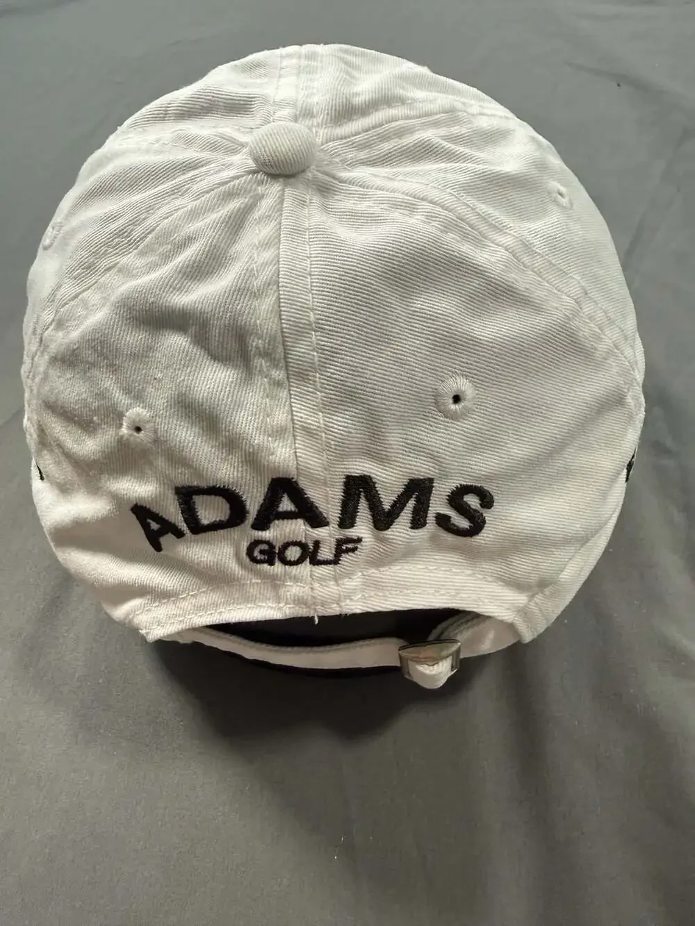 Adams Golf Fast 12 White Adjustable Hat New Era Cap Embroidered Golf